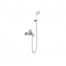 Смеситель для ванны с душем AQUATEK Классик AQ1549CR однорычажный хром Смеситель для ванны с душем AQUATEK Классик AQ1549CR однорычажный хром